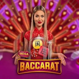 Live Casino logo of Mega Baccarat from Pragmatic Play at Fezbet Casino