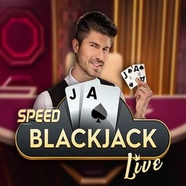 Speed Blackjack online game logo by Pragmatic Play on fezbets.net.pl